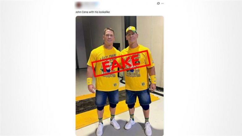 Fact Check: Is John Cena's Viral Picture With His Lookalike at WWE Crown Jewel 2025 Real or Fake? Here's the Truth