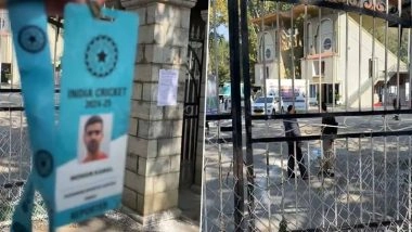 Journalist Allegedly Stopped at Sher-I-Kashmir Cricket Stadium Gates and Not Allowed to Cover Jammu and Kashmir vs Mumbai Ranji Trophy 2025-26 Match (Watch Video)