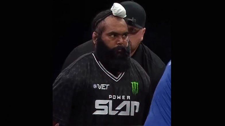 Jujhar Singh Scripts History As He Becomes India’s First Power Slap Champion After Defeating Russia's Anatoliy Galushka in Abu Dhabi