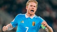 Wales 2&ndash;4 Belgium, FIFA World Cup 2026 European Qualifiers: Kevin De Bruyne Hits Brace, Leandro Trossard on Target As Rudi Garcia's Men Secure Dominant Victory