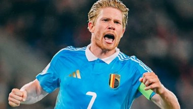 Wales 2–4 Belgium, FIFA World Cup 2026 European Qualifiers: Kevin De Bruyne Hits Brace, Leandro Trossard on Target As Rudi Garcia's Men Secure Dominant Victory