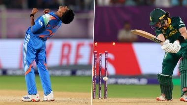 Laura Wolvaardt Wicket Video: Watch Kranti Gaud Dismiss South Africa Captain With Perfect Yorker During IND-W vs SA-W ICC Women's World Cup 2025 Match