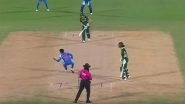 Kranti Gaud Catch Video: Watch Indian Speedster Take Stunning One-Handed Catch off Her Own Bowling To Remove Tazmin Brits During IND-W vs SA-W ICC Women&rsquo;s World Cup 2025 Match (Watch Video)