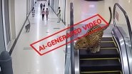 Is the 'Leopard at Phoenix Mall in Mumbai' Video Real or Fake? AI-Generated Clip Spreads Fake News About Kurla Mall