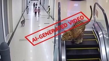 Is the 'Leopard at Phoenix Mall in Mumbai' Video Real or Fake? AI-Generated Clip Spreads Fake News About Kurla Mall