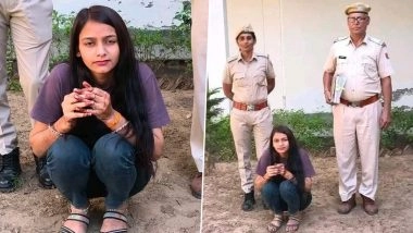 'Looteri Dulhan' Kajal Arrested in Gurugram: Police Catch Mathura Woman Who Married Multiple Men and Fled With Cash and Jewellery, Accused Seen Smirking in Custody (Video)