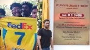 MS Dhoni Receives Heartwarming Welcome From Madurai Crowd As He Inaugurates Velammal Cricket Stadium (Watch Video)