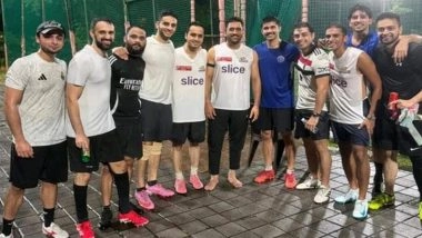 MS Dhoni Spotted in Jersey With Mumbai Indians Logo, Fans Shocked As Former CSK Captain’s Picture Goes Viral