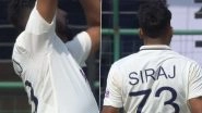 Mohammed Siraj Performs Cristiano Ronaldo's 'SIUUU' Celebration After Dismissing Shai Hope During IND vs WI 2nd Test 2025 (Watch Video)