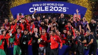 Morocco Wins FIFA U-20 Football World Cup 2025; Creates History With 2-0 Win Over Argentina in Final (Watch Goal Video Highlights)