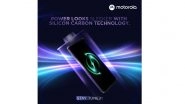 Motorola To Launch New Smartphone in India Soon With Large Sized Silicon-Carbon Battery; Drops Teaser