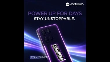 Motorola Teases New Smartphone, Launching Soon in India With Large Battery and Quad-Camera Design; Check Details