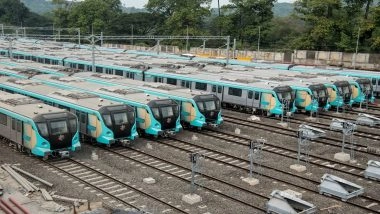 PM Narendra Modi Hails Mumbai Metro Line-3 Phase 2B as Key Boost to City’s Infrastructure, Says ‘This Project Will Have Positive Impact on Lives of People’ (See Pics)