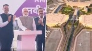Navi Mumbai International Airport Inaugurated: PM Narendra Modi Inaugurates Phase 1 of NMIA Built at Cost of Around INR 19,650 Crore (Watch Video)