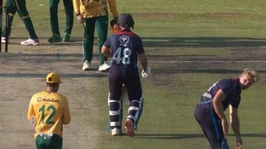 Namibia Create History As They Defeat South Africa For the First Time; Gerhard Erasmus and Co Secure Sensational 4-Wicket Victory Over the Proteas in One-Off T20I