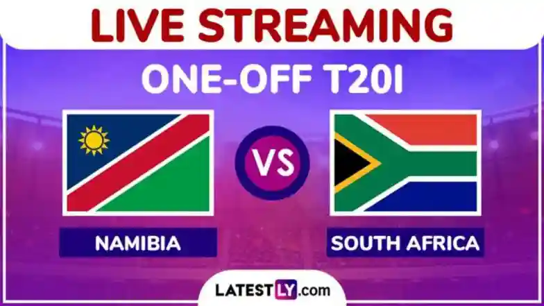 Namibia vs South Africa Free Live Streaming Online, One-Off T20I 2025: How To Watch NAM vs SA Cricket Match Live Telecast on TV in India?