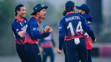 Nepal Beat UAE by One Run in ICC T20 World Cup Asia & East Asia Pacific Qualifier 2025; Aasif Sheikh and Dipendra Singh Airee Shine as Rhinos Secure Nail-Biting Win
