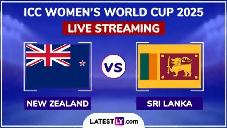New Zealand Women vs Sri Lanka Women Free Live Streaming Online of ICC Women’s Cricket World Cup 2025: How To Watch NZ-W vs SL-W CWC Match Free Live Telecast in India?