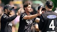 New Zealand Beat England by Four Wickets in NZ vs ENG 1st ODI 2025; Harry Brook&rsquo;s Century Goes in Vain As Daryl Mitchell&rsquo;s 78* Guides Hosts To Take 1&ndash;0 Lead
