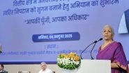 Nirmala Sitharaman Launches 'Aapki Punji, Aapka Adhikar' Nationwide Campaign on Unclaimed Financial Assets