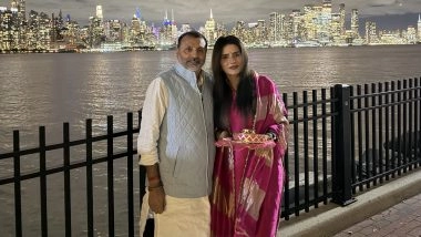 'Brother, Which Smart City in Jharkhand Is This?': Netizens Question Nishikant Dubey As BJP Leader Celebrates Karva Chauth With Wife Anamika Gautam Abroad