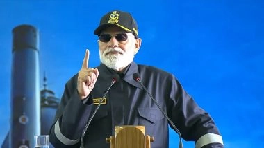 ’Coordination Among Indian Armed Forces Forced Pakistan to Surrender During Operation Sindoor, Says PM Narendra Modi While Addressing Soldiers Onboard INS Vikrant (Watch Video)