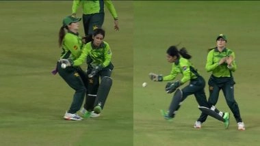 Pakistan Fielding Blunder! Sidra Nawaz and Natalia Pervaiz Converge But Still Drop Richa Ghosh's Catch During IND-W vs PAK-W ICC Women's World Cup 2025 Match