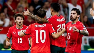 Portugal vs Ireland FIFA World Cup 2026 European Qualifiers Live Streaming Online: Get Free Live Telecast of POR vs IRL Football Match in IST