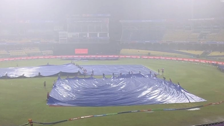 Sri Lanka Women vs Pakistan Women ICC Women's World Cup 2025 Match Washed Out Due to Rain in Colombo; Both Teams End Campaign By Sharing Points