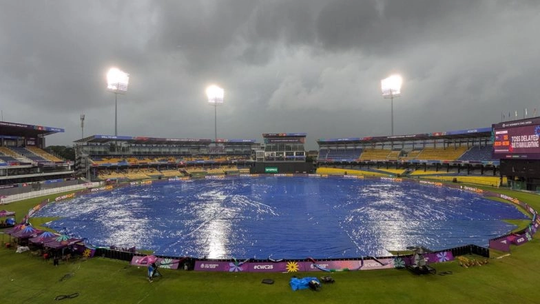 Australia vs Sri Lanka ICC Women’s World Cup 2025 Match Abandoned Due to Rain in Colombo, Teams Share Points
