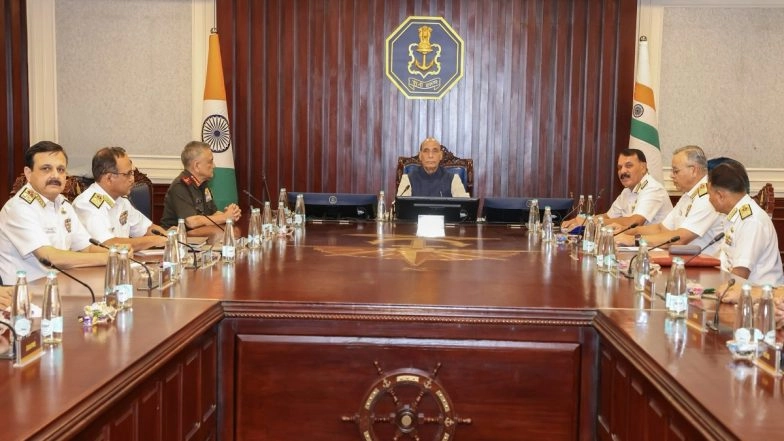 ‘India Ready for Challenges’: Defence Minister Rajnath Singh Cites Operation Sindoor As Symbol of Power (See Pics and Video)