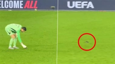 Rat Runs Onto the Pitch During Wales vs Belgium FIFA World Cup 2026 European Qualifiers in Cardiff, Video Goes Viral