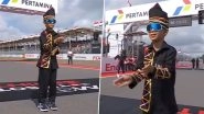 Viral Aura Farming Boat Kid Rayyan Arkan Dikha Performs His Moves At Indonesian MotoGP 2025 (Watch Video)