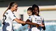 Real Madrid vs AS Roma, UEFA Women&rsquo;s Champions League 2025&ndash;26 Live Streaming Online & Match Time in India: How To Watch UWCL Live Telecast on TV & Football Score Updates in IST?