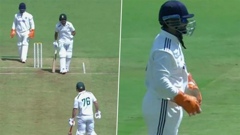 ‘Thodi Der Dande Pe Daalo…’ Rishabh Pant Heard Giving Tips to Bowler on Stump Mic During IND-A vs SA-A 1st Unofficial Test 2025 (Watch Video)