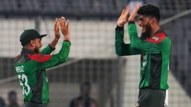 Bangladesh vs West Indies 2nd ODI 2025 Goes to Super Over; Shai Hope's Half-Century Evens Rishad Hossain's Three-Wicket Haul As Match Ends in Tie