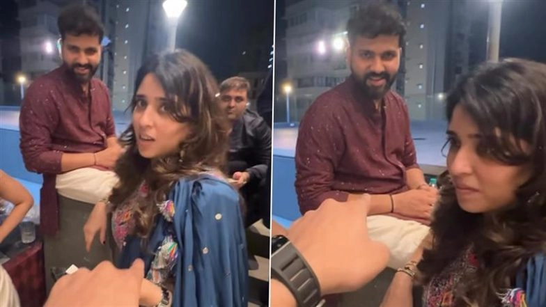 Rohit Sharma, Wife Ritika Sajdeh Enjoy Magic Performance of 'Rockin the Mentalist' In A Party, Video Goes Viral