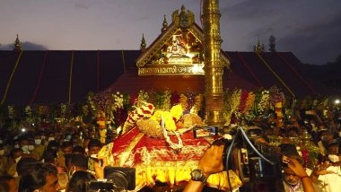 Sabarimala Gold Plating Scam: Prime Accused Unnikrishnan Potti Taken Into Custody by SIT in Connection With Missing Gold Plates From Sabarimala Temple
