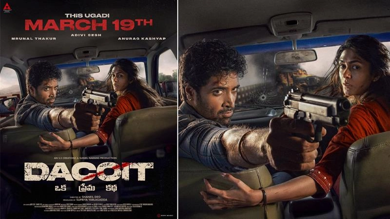 ‘Dacoit - Ek Prem Katha’ Postponed: Adivi Sesh and Mrunal Thakur Unveil New Release Date and Powerful Poster (View Pic)