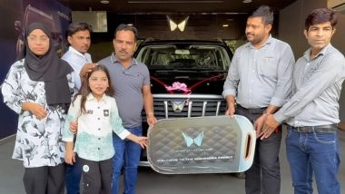 Shadab Jakati of '10 Rupay Wala Biscuit' Viral Reel Fame Buys Mahindra Scorpio N Automatic, Thanks Fans for Support (Watch Video)