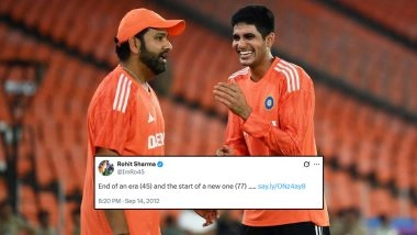 Netizens React After Rohit Sharma’s 13-Year-Old Tweet With ‘45- 77’ Reference Goes Viral After Shubman Gill Replaces 38-Year-Old as New ODI Captain