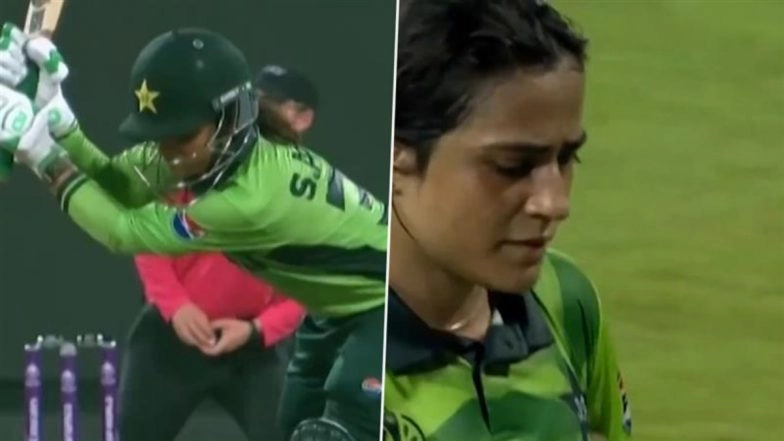 Pakistan's Sidra Amin Reprimanded for Code of Conduct Breach During IND-W vs PAK-W ICC Women's World Cup 2025, Handed One Demerit Point