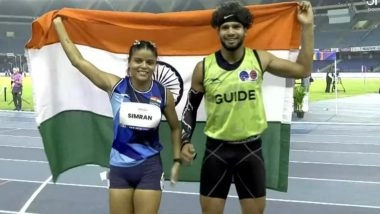 Simran Sharma Faces Risk of Losing Her World Para Athletics Championships Medals After Runner Guide Umar Saifi Provisionally Suspended for Doping: Report