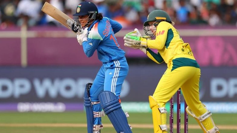 Smriti Mandhana Completes 600 Fours in WODIs, India Vice-Captain Achieves Feat During IND-W vs AUS-W ICC Women’s World Cup 2025