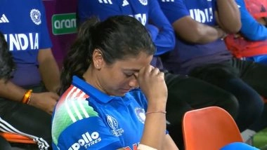 Smriti Mandhana's Disappointed Reaction Following India Women's 4-Run Loss Against England Women In ICC Women's World Cup 2025 Goes Viral (See Pics)