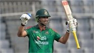 Bangladesh Win Three-Match ODI Series Against West Indies 2-1; Soumya Sarkar, Saif Hassan, Bowlers Shine As Hosts Secure Clinical 179-Run Victory in 3rd ODI to Clinch Series