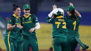 Pakistan Women Eliminated From ICC Women's World Cup 2025 Semifinal Race; Laura Wolvaardt, Marizanne Kapp Shine As South Africa Women Secure 150-Run Victory in Rain-Curtailed Encounter