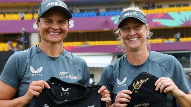 Suzie Bates Completes 350 International Appearances, Sophie Devine Features in 300th Match During NZ-W vs SA-W ICC Women's World Cup 2025 Clash