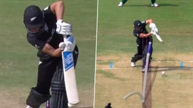 Suzie Bates Out for Golden Duck in Her 350th International Game as Marizanne Kapp Traps New Zealand Star LBW During NZ-W vs SA-W ICC Women’s World Cup 2025 Match (Watch Video)