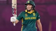 Tazmin Brits Breaks Meg Lanning&rsquo;s Record of Fastest to Seven Centuries in Women&rsquo;s ODI Cricket, Achieves Feat During NZ-W vs SA-W ICC Women&rsquo;s World Cup 2025 Match